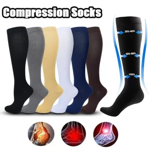 1 Pair Women's & Men's Compression Socks 15-20
