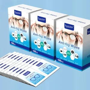 100Pcs/Box Glasses Cleaner Wet Wipe